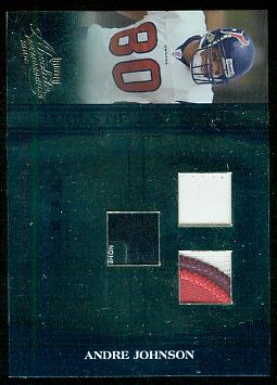 2006 Absolute Memorabilia Tools of the Trade Material Triple Blue #7 Andre Johnson/20