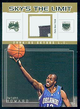 2004-05 SkyBox LE Sky's the Limit Patches #DH Dwight Howard