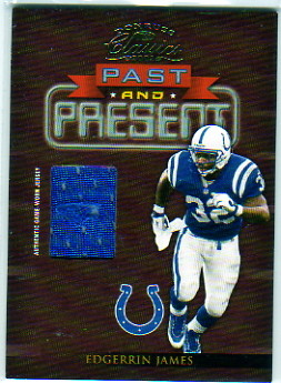 2002 Donruss Classics Past and Present Jerseys #PP14 Edgerrin James