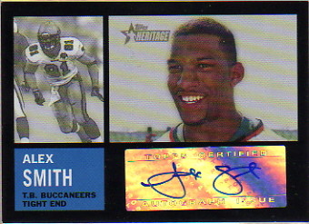 2005 Topps Heritage Real One Autographs #ROAASM Alex Smith TE L