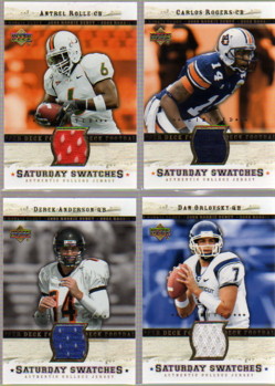 2005 Upper Deck Rookie Debut Saturday Swatches Limited #SADA Derek Anderson