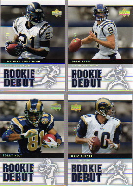 2005 Upper Deck Rookie Debut Gold Spectrum #80 Drew Brees