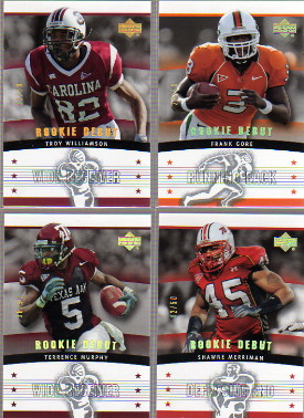 2005 Upper Deck Rookie Debut Gold Spectrum #125 Shawne Merriman