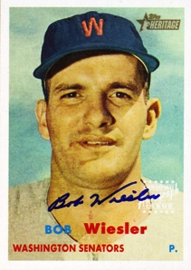 2006 Topps Heritage Real One Autographs #BW Bob Wiesler