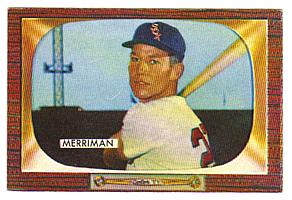 1955 Bowman #135 Lloyd Merriman