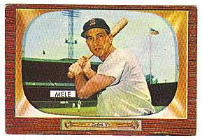 1955 Bowman #147 Sam Mele
