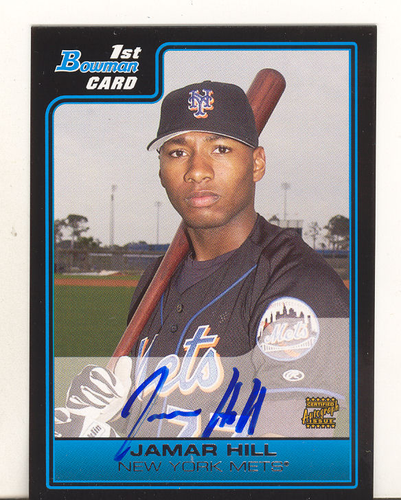 2006 Bowman Prospects #B118 Jamar Hill AU