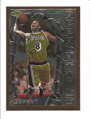 1996-97 Finest #74 Kobe Bryant B RC