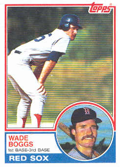 1983 Topps #498 Wade Boggs RC