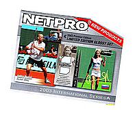 2003 NetPro Tennis Premier Edition GLOSSY set (85 CARDSwithout bonus card)