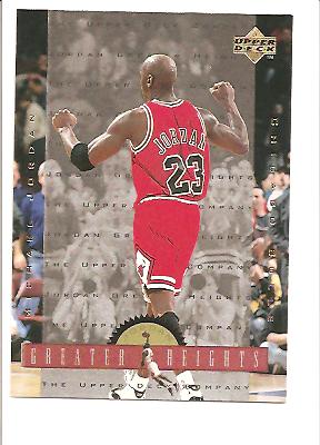 1996-97 Upper Deck Jordan Greater Heights #GH9 Michael Jordan/Excitement