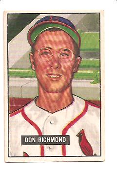 1951 Bowman #264 Don Richmond RC