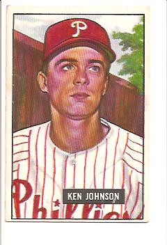 1951 Bowman #293 Ken Johnson RC
