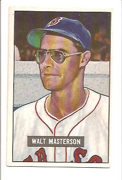 1951 Bowman #307 Walt Masterson