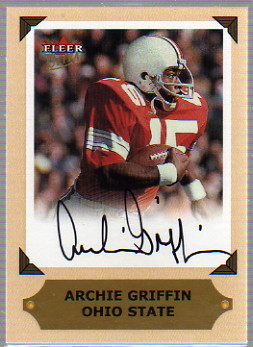2001 Ultra College Greats Previews Autographs #12 Archie Griffin