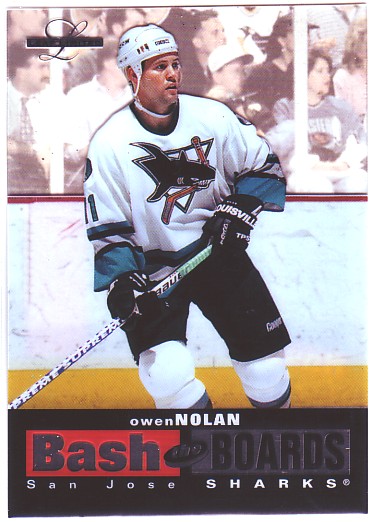 1996-97 Leaf Limited Bash The Boards #3 Owen Nolan