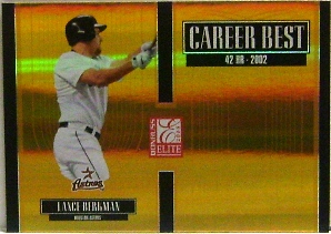2005 Donruss Elite Career Best Gold #17 Lance Berkman