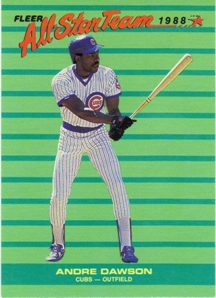 1988 Fleer All-Stars #6 Andre Dawson