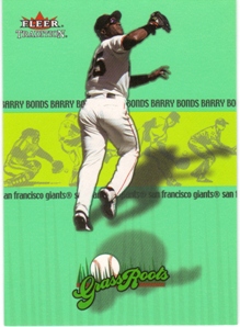 2002 Fleer Tradition Grass Roots #1 Barry Bonds