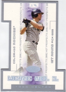 2002 Hot Prospects We're Number One #TH Todd Helton