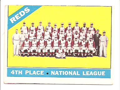 1966 Topps #59 Cincinnati Reds TC
