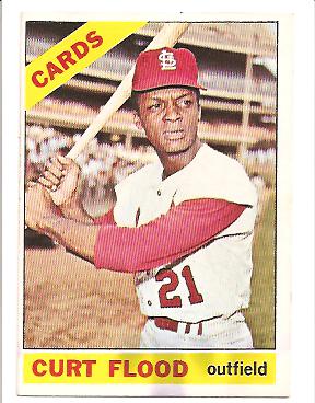 1966 Topps #60 Curt Flood