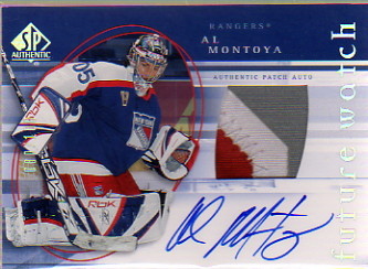 2005-06 SP Authentic Limited #170 Al Montoya PATCH AU