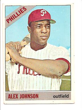 1966 Topps #104A Alex Johnson Trade