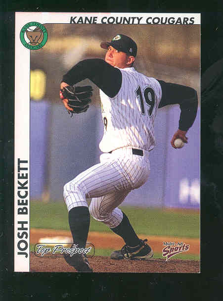 2000 Midwest League Top Prospects Multi-Ad #4 Josh Beckett