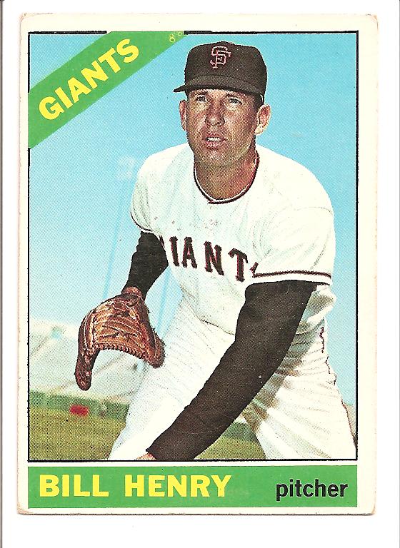 1966 Topps #115 Bill Henry