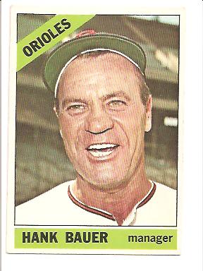 1966 Topps #229 Hank Bauer MG