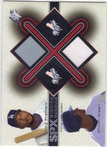 2001 SPx Winning Materials Update Duos #GSSG Gary Sheffield/Shawn Green