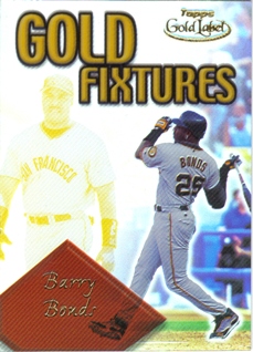 2001 Topps Gold Label Gold Fixtures #GF10 Barry Bonds