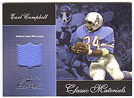 2003 Donruss Classics Classic Materials #CM5 Earl Campbell/300