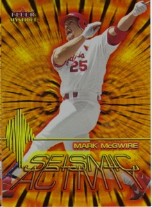 2000 Fleer Mystique Seismic Activity #SA4 Mark McGwire