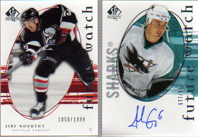 2005-06 SP Authentic #253 Jiri Novotny RC