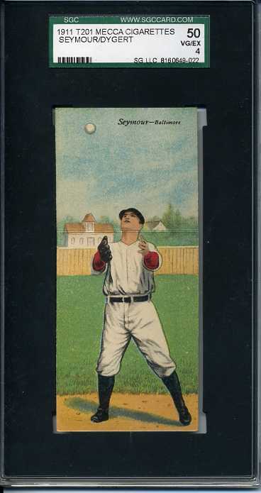 1911 Mecca Double Folders T201 #41 Cy Seymour/Jimmy Dygert