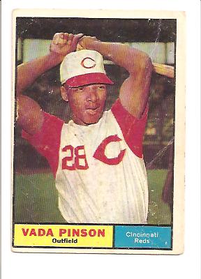 1961 Topps #110 Vada Pinson