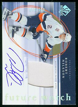 2005-06 SP Authentic Limited #168 Robert Nilsson PATCH AU