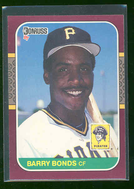 1987 Donruss Opening Day #163B Barry Bonds COR