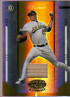 2004 Leaf Certified Materials Mirror Bat Gold #132 Mark Mulder