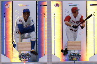 2004 Leaf Certified Materials Mirror Bat White #238 Ernie Banks LGD/50