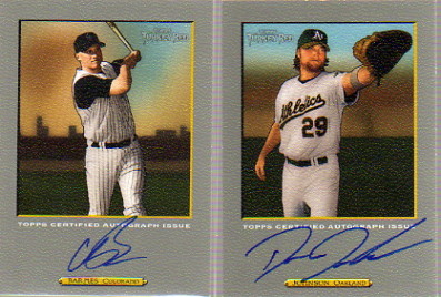 2006 Topps Turkey Red Autographs #DJ Dan Johnson B