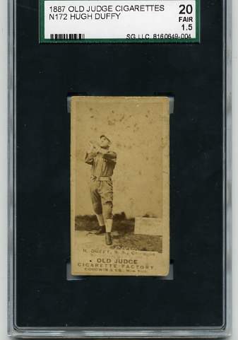 1887-90 Old Judge N172 #149 Hugh Duffy