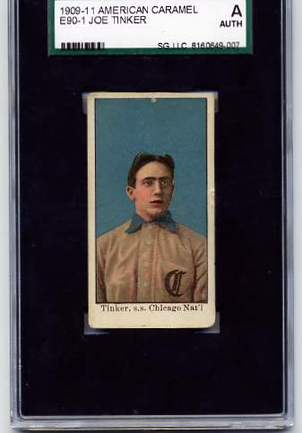 1909-11 American Caramel E90-1 #110 Joe Tinker