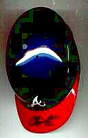 Chipper Jones autographed ( signed ) Atlanta Braves mini-helmet
