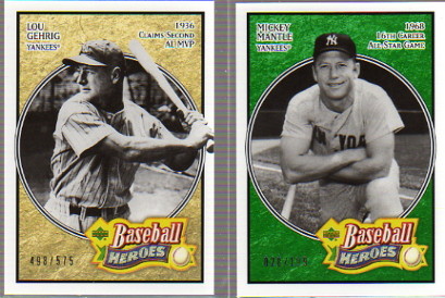 2005 Upper Deck Baseball Heroes #153 Lou Gehrig