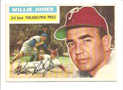 1956 Topps #127 Willie Jones