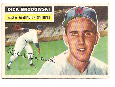 1956 Topps #157 Dick Brodowski
