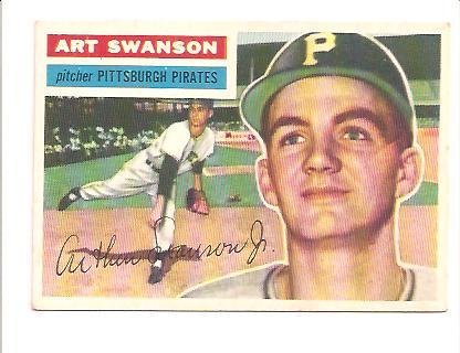 1956 Topps #204 Art Swanson RC